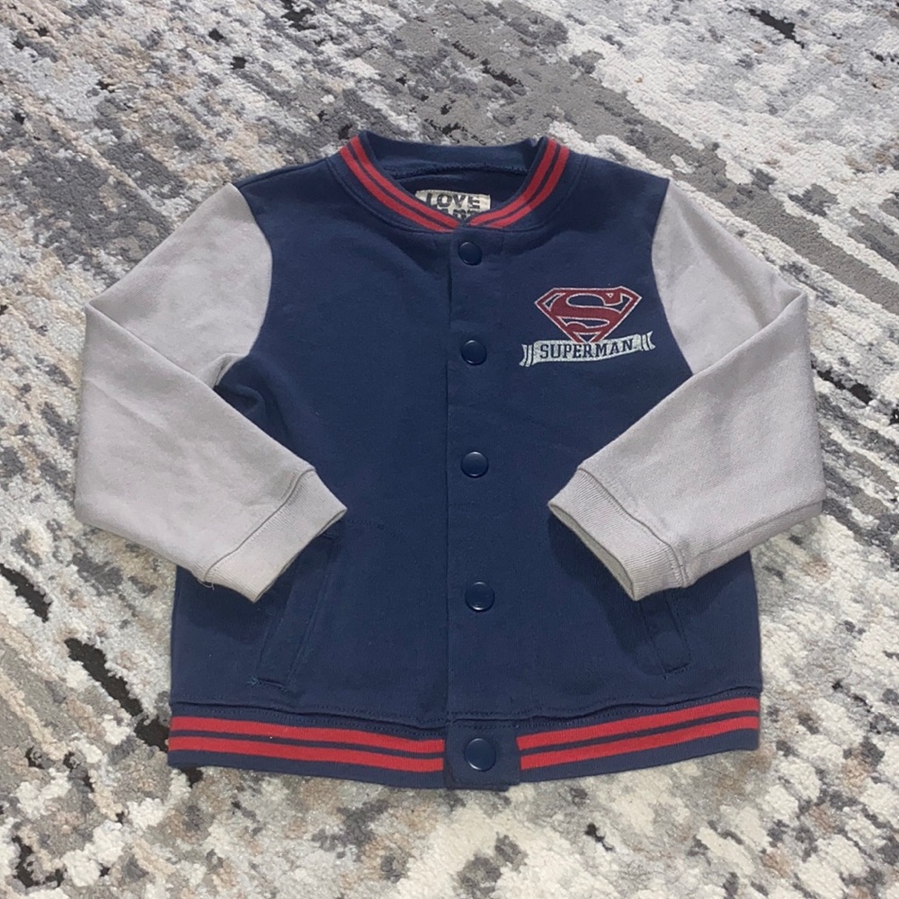 Love+Art Superman Jacket Size 3t